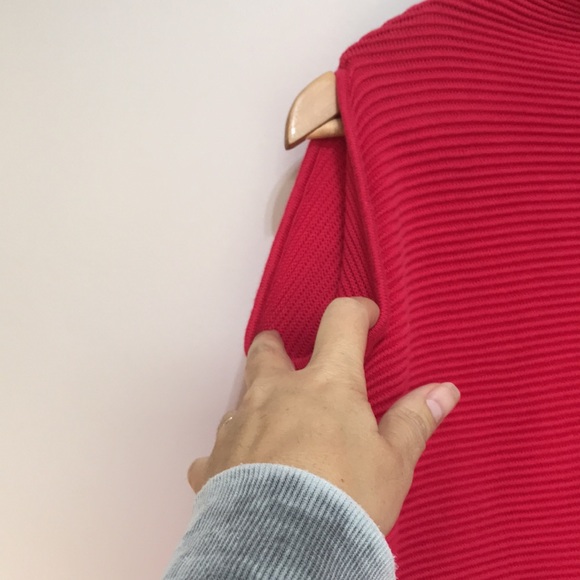 French Connection COLD SHOULDER MOZART RIBBED JUMPER sweater M - Picture 4 of 10